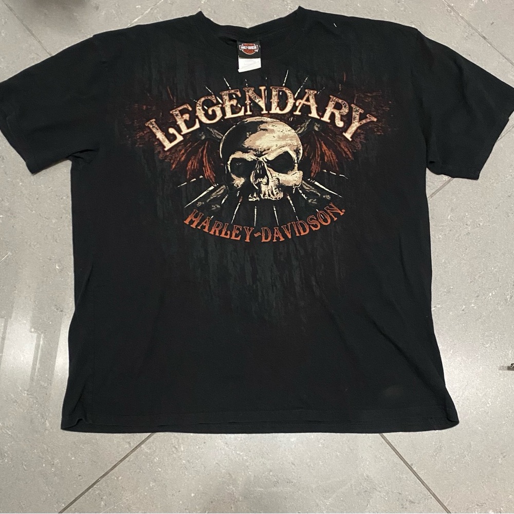 Harley Davidson skull tee